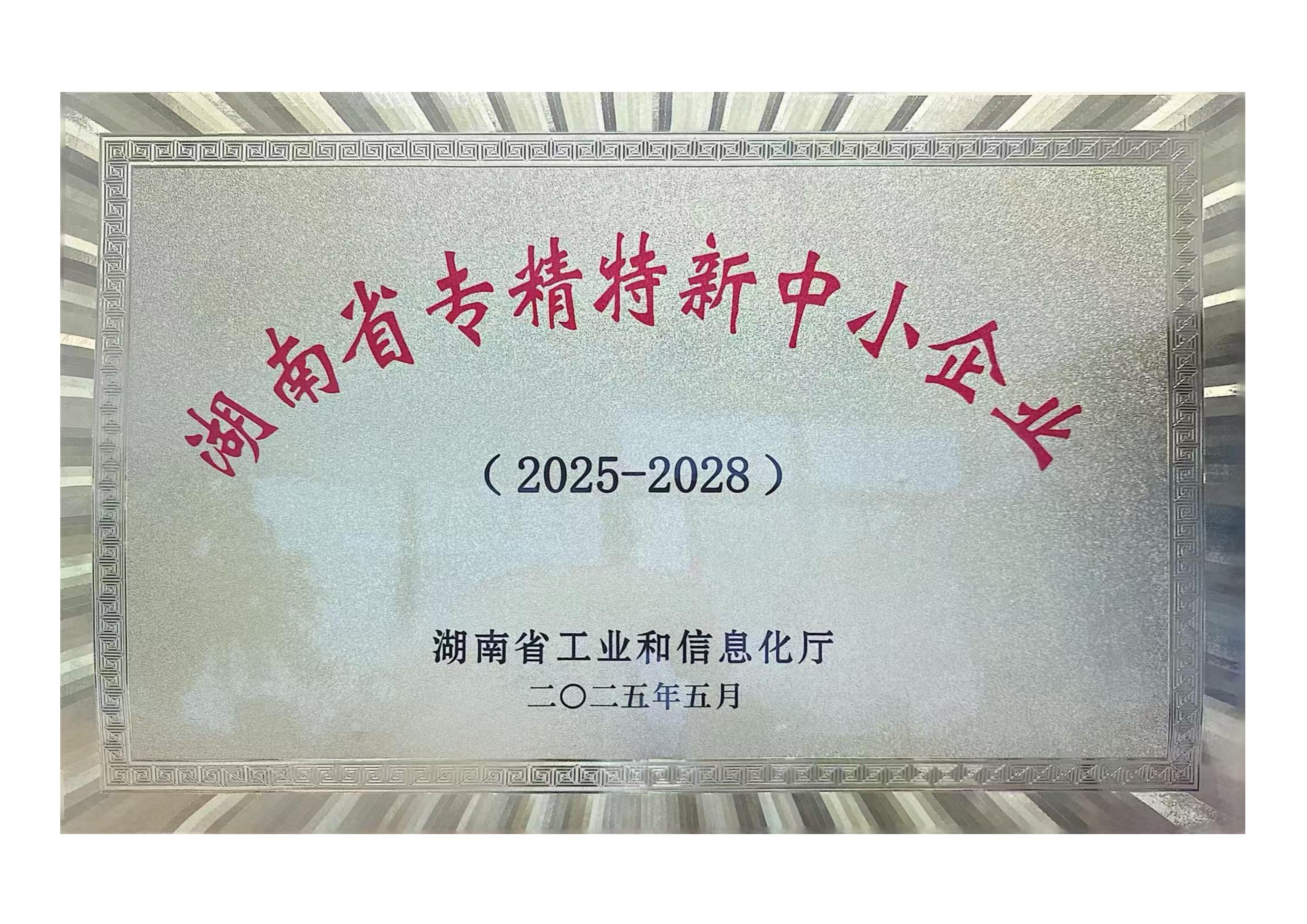 湖南省专精特新中小企业